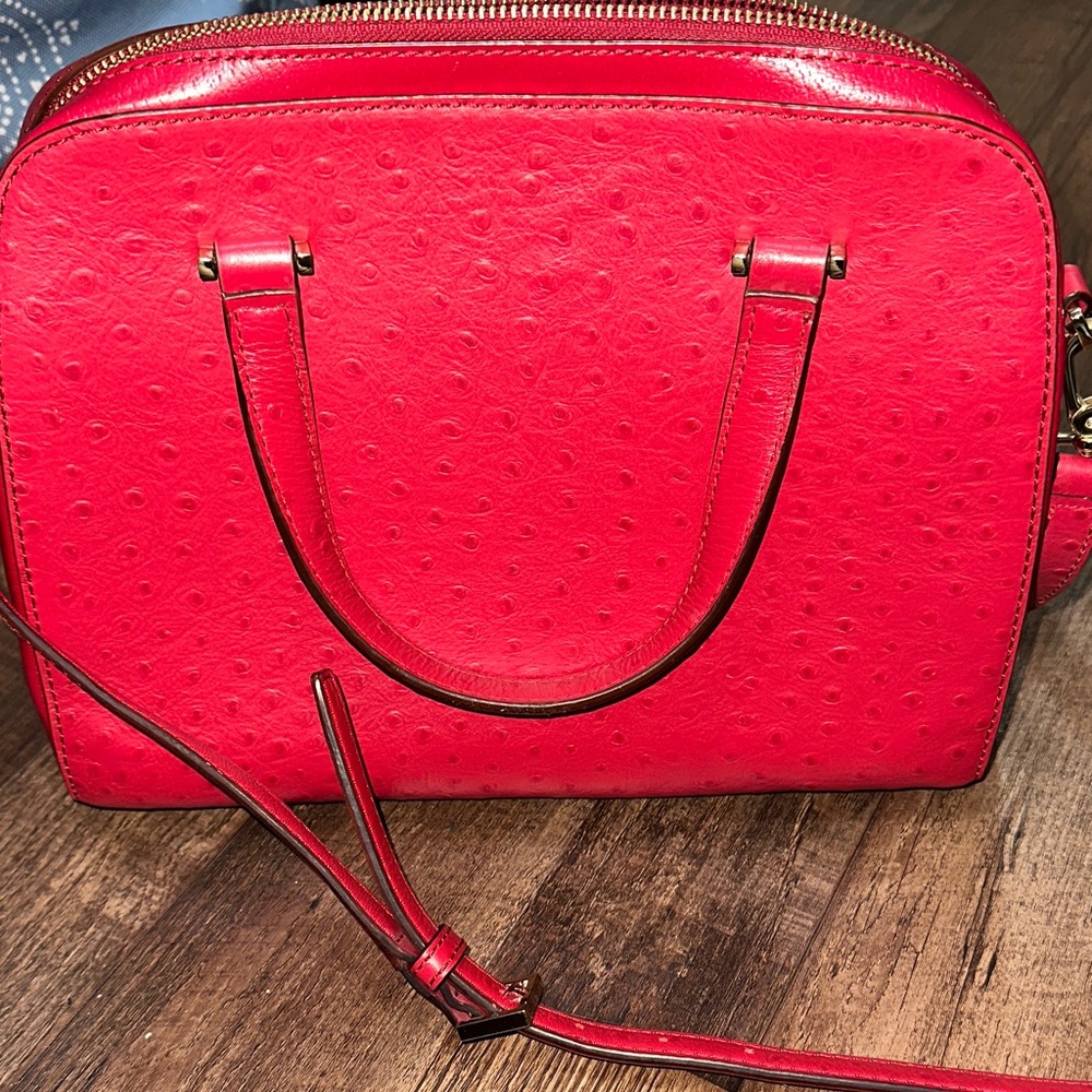 Kate Spade Textured Red Satchel - Picture 3 of 11